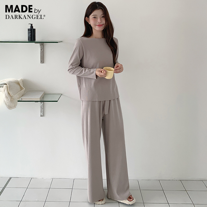 Dark Angel（ダークエンジェル） 裏起毛 ルームウェア リブ