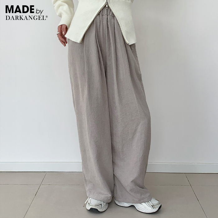 ピッコーネ　36 パンツ　タグ付　新品未使用 bottoms-07019 丈セミオーダー タックパンツ エクリュ ネイビー
