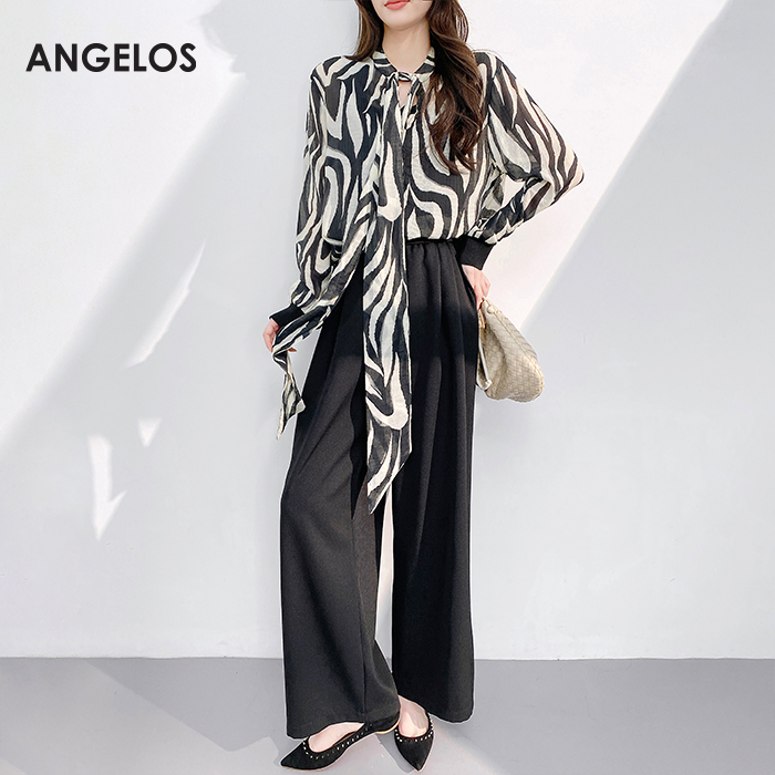 Dark Angel ツイル生地ツータックワイドパンツ レディース 大人