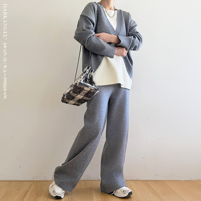 ニット セーター レイヤードニットセットアップ レディース 2618-main-250115.jpg