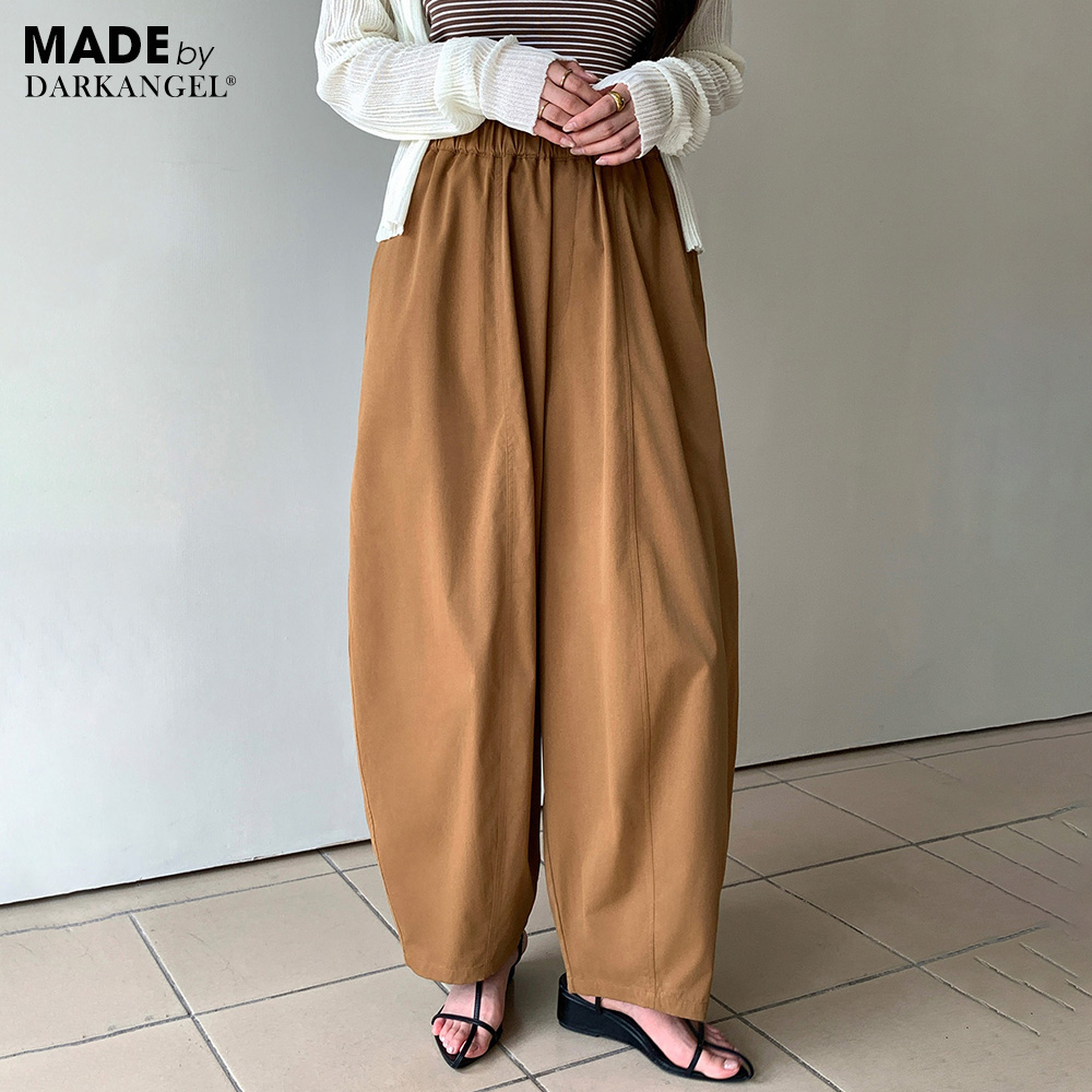 ワイドパンツ パンツレディース パンツ イージーパンツ イージーコクーンパンツ ボトム 速乾 カーブパンツ チノパンツ きれいめ ロング丈 ウエストゴム おしゃれ | Dark Angel | 10