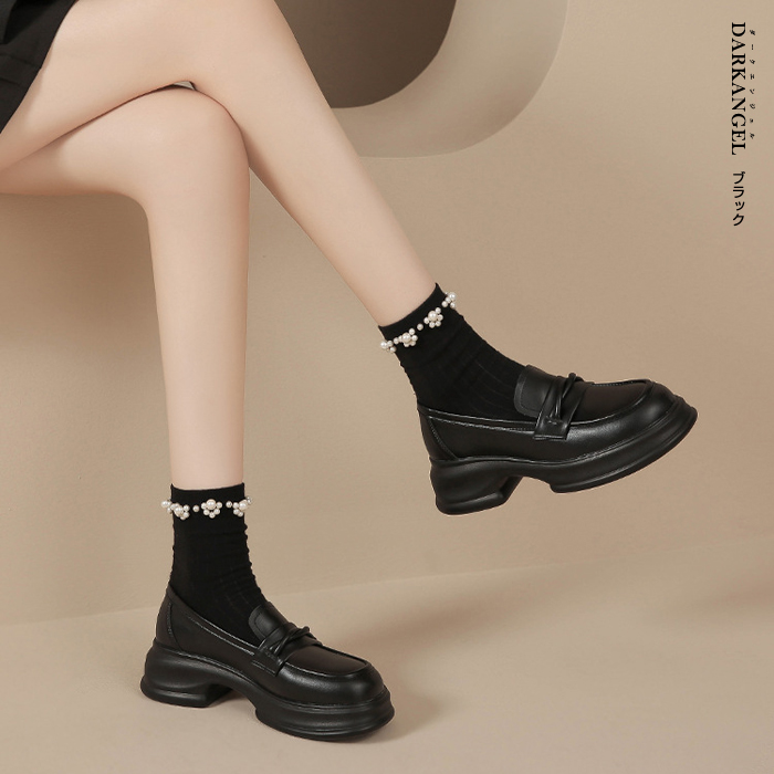 Dark Angel 厚底ローファー シューズ 靴 ローファー 履きやすい