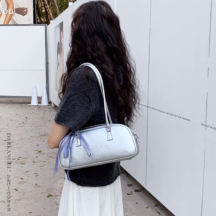 上部ファスナーヌビバッグ　ダークグレー×ムーンスター　ショルダーベルト付き LID BELT BAG | JIL SANDER(ジルサンダー) / バッグ ウエスト