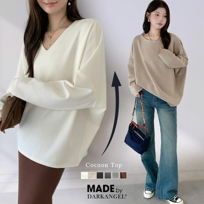 Dark Angel（ダークエンジェル） 裏起毛 コクーントップス トップス