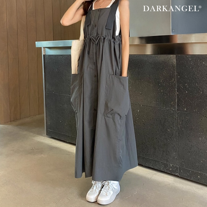Dark Angel ワンピース サロペット おしゃれワンピー ロング
