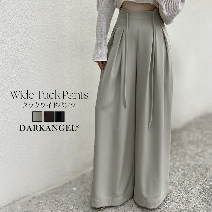 Dark Angel（ダークエンジェル） パンツ タックワイドパンツ