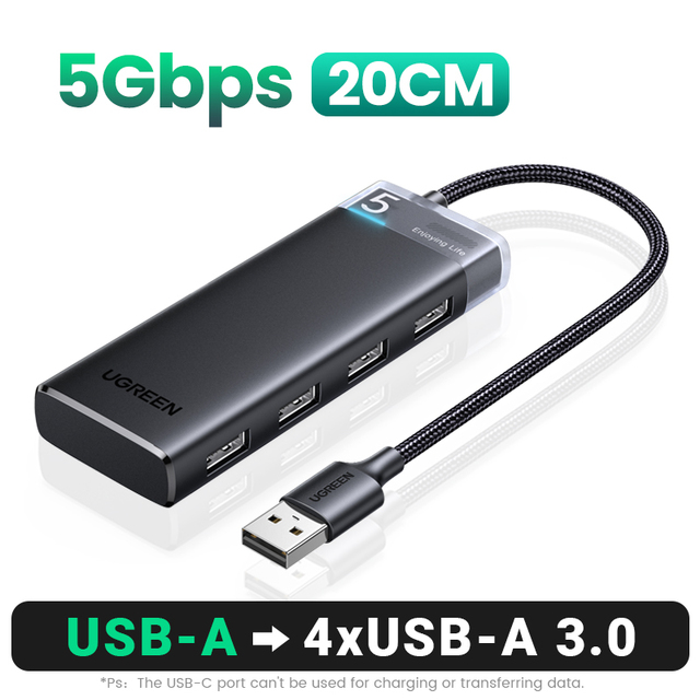 Ugreen-USB Type-Cアダプター,3.0,4ポート,アダプター,MacBook Pro,iPad Pro,Samsung Galaxy N｜newold-goods｜08