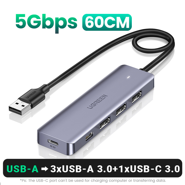 Ugreen-USB Type-Cアダプター,3.0,4ポート,アダプター,MacBook Pro,iPad Pro,Samsung Galaxy N｜newold-goods｜06