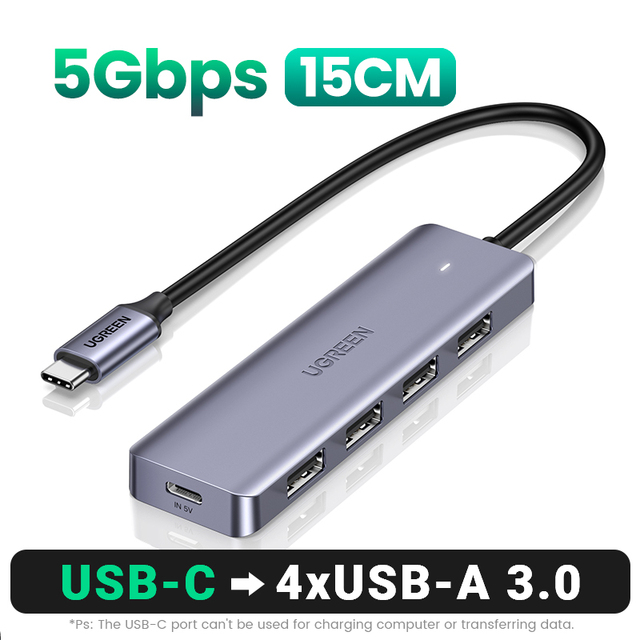 Ugreen-USB Type-Cアダプター,3.0,4ポート,アダプター,MacBook Pro,iPad Pro,Samsung Galaxy N｜newold-goods｜07