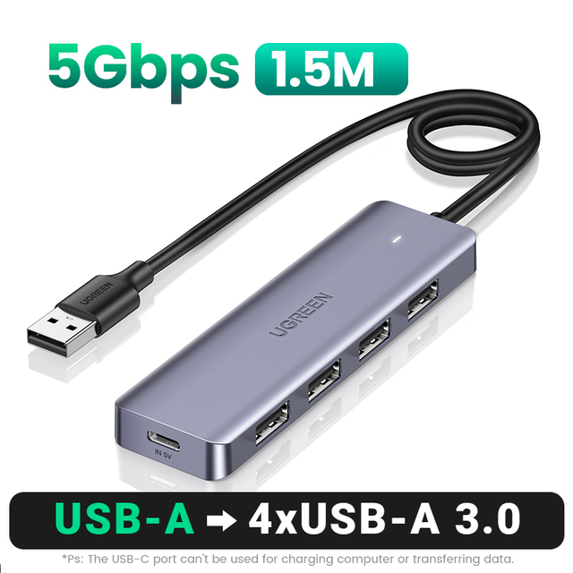 Ugreen-USB Type-Cアダプター,3.0,4ポート,アダプター,MacBook Pro,iPad Pro,Samsung Galaxy N｜newold-goods｜05