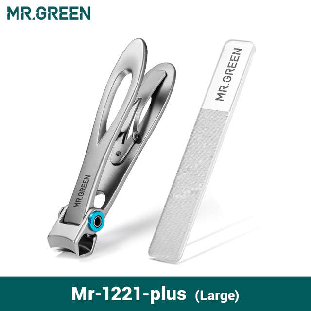 Mr.green-ステンレス鋼のネイルクリッパー,2サイズが利用可能,マニキュア,指,手の切削工具｜newold-goods｜03