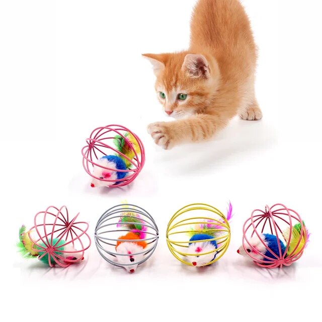 プラスチック製の猫のおもちゃ,羽,ベル,マウス,フォーム,人工猫のおもちゃ,ランダムな色,ペット用品,1個｜newold-goods｜03