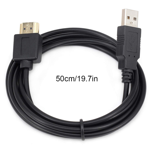 USB電源ケーブル,スマートデバイス用の充電ケーブル,オスからオス,HDMIへの互換性,2.0｜newold-goods｜02