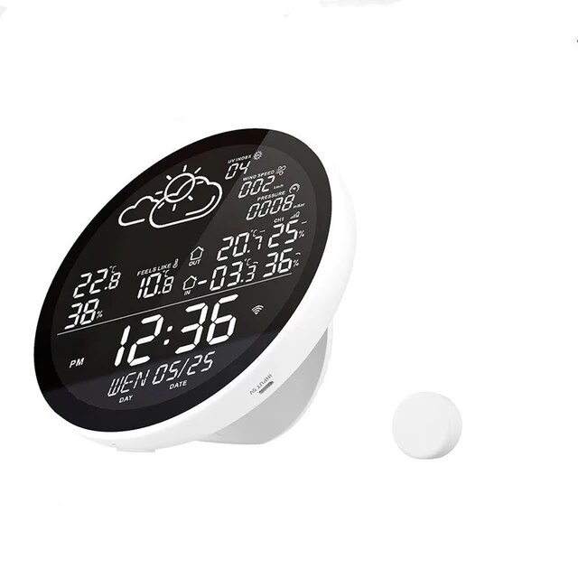 Tuya-屋内および屋外のデジタル体温計,温度と湿度センサーを備えたスマート気象ステーション｜newold-goods｜02