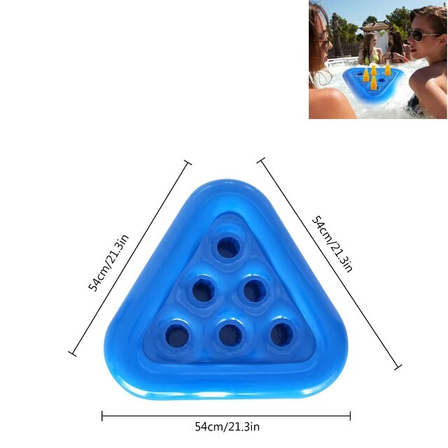 ビーチパーティー用のプラスチック製インフレータブル水筒ホルダー,飲料水用のドリンクホルダー｜newold-goods｜02
