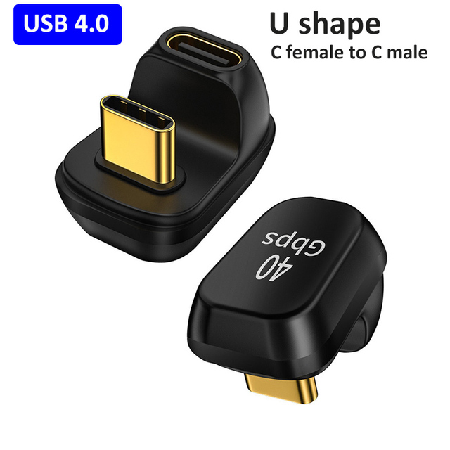 USB4.0-コンピューターおよびタブレット用のUSBアダプター,40/180 Mbps,100 ° 回転アダプター,高速充電,データ同期,8k @｜newold-goods｜06