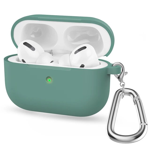 Airpods Pro 2019シリコンイヤホンケース,フック付きワイヤレスBluetooth保護ケース,Airpods Pro用｜newold-goods｜18