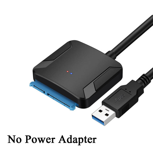 Sata-USB 3.0アダプター,SATA 2.5/3.5インチハードドライブ用,12V/2a電源インターフェース付きのスプリングドライブ｜newold-goods｜05