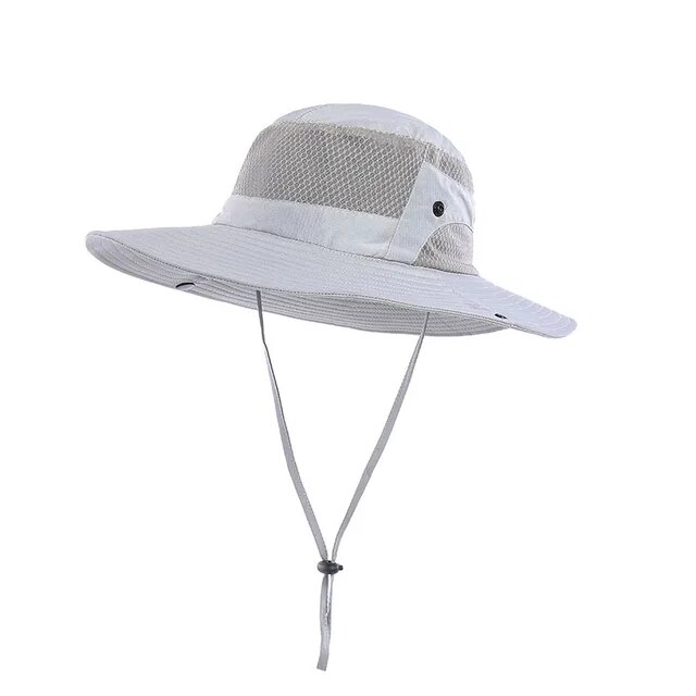 男性と女性のための広いつばの安全帽子、ハイキングキャップ、UV日焼け止め、バケットブーニー帽子、送料無料｜newold-goods｜03