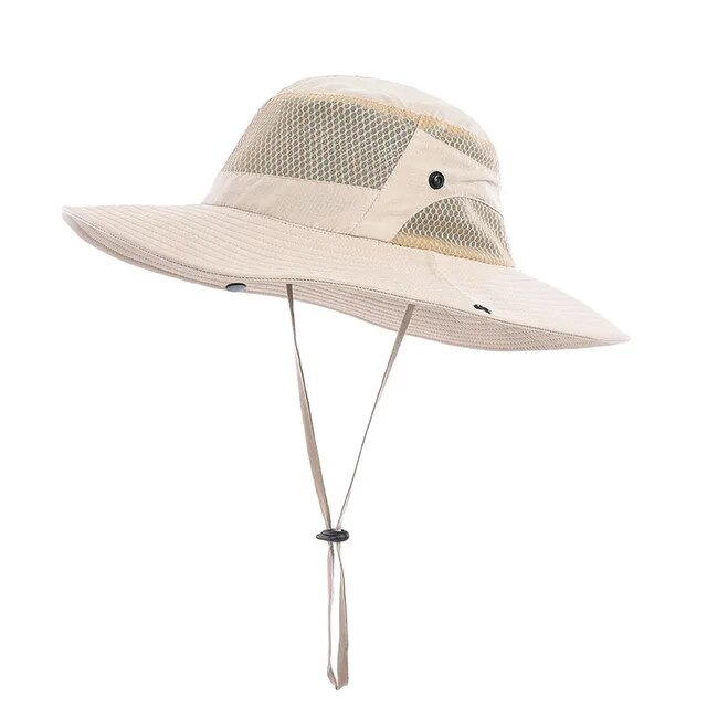 男性と女性のための広いつばの安全帽子、ハイキングキャップ、UV日焼け止め、バケットブーニー帽子、送料無料｜newold-goods｜08