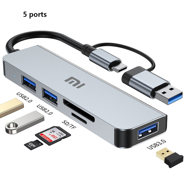 Xiaomi-USB-Cハブドッキングステーション、macbook air、pro、ipad m1、m2、thunderboltラップトップ用のドッキ｜newold-goods｜04