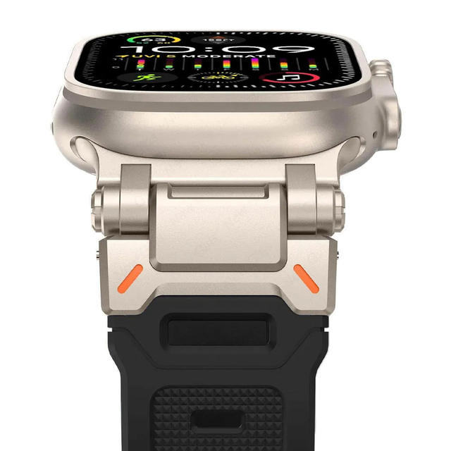 Apple Watch用Tpuスポーツストラップ,チタンカラー,iwatch 9,8,se,7,6,4,5,3,2,45mm用シリコンウォッチバンド,｜newold-goods｜05