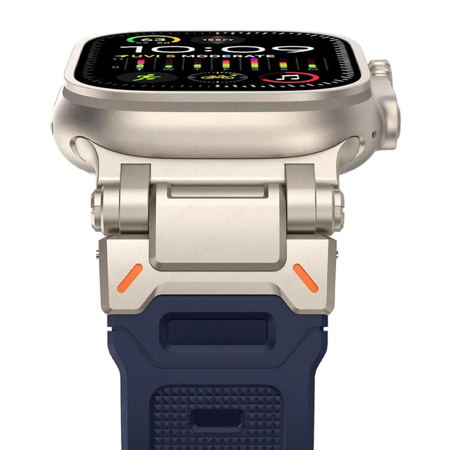 Apple Watch用Tpuスポーツストラップ,チタンカラー,iwatch 9,8,se,7,6,4,5,3,2,45mm用シリコンウォッチバンド,｜newold-goods｜09