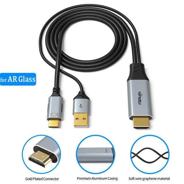 HDMI to cタイプケーブル,4k 60hz,hdmiアダプター,ps5用USB cケーブル,スイッチ,スチームボックス,実際のエア,ポータブルモ｜newold-goods｜03