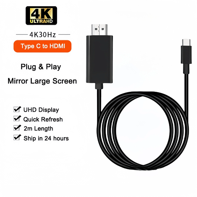 USB 3.1からhdmiへのタイプC,アダプターケーブル,hdtv,60hz,4k,macbook,pcモニター用の拡張｜newold-goods｜04