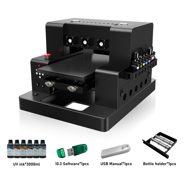 Uv-アクリル絵の具用印刷機,eson l805,a3,dtf,電話ケース,金属