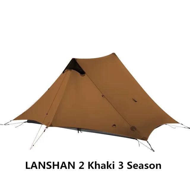 LanShan 2 3F UL ギア 2 人 1 人屋外超軽量のキャンプテント 3 シーズン 4 シーズンプロ 15D Silnylon rodles｜newold-goods｜02