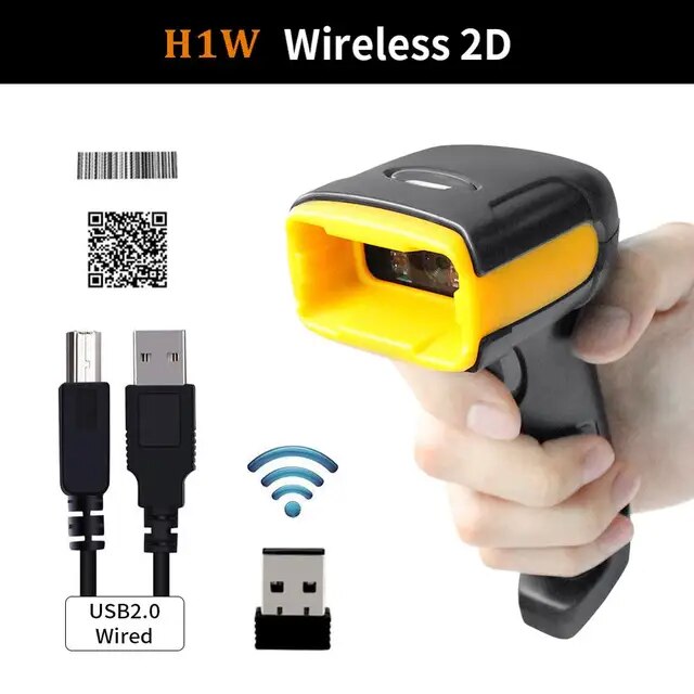 H1wハンドヘルド2d,ワイヤレスコードスキャナー,Bluetooth,1d/2d qr,iOS,Android,iPad,コンピューター用のコードリ｜newold-goods｜13