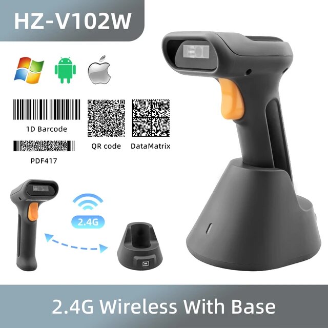 H1wハンドヘルド2d,ワイヤレスコードスキャナー,Bluetooth,1d/2d qr,iOS,Android,iPad,コンピューター用のコードリ｜newold-goods｜06