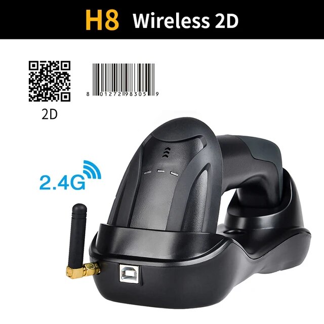 H1wハンドヘルド2d,ワイヤレスコードスキャナー,Bluetooth,1d/2d qr,iOS,Android,iPad,コンピューター用のコードリ｜newold-goods｜04