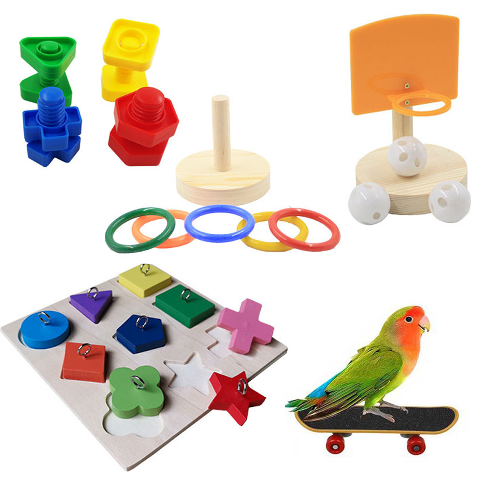 訳あり品送料無料 バードトイ スケボー おもちゃ 知育 玩具 小鳥 インコ 鳥 ペット しつけ