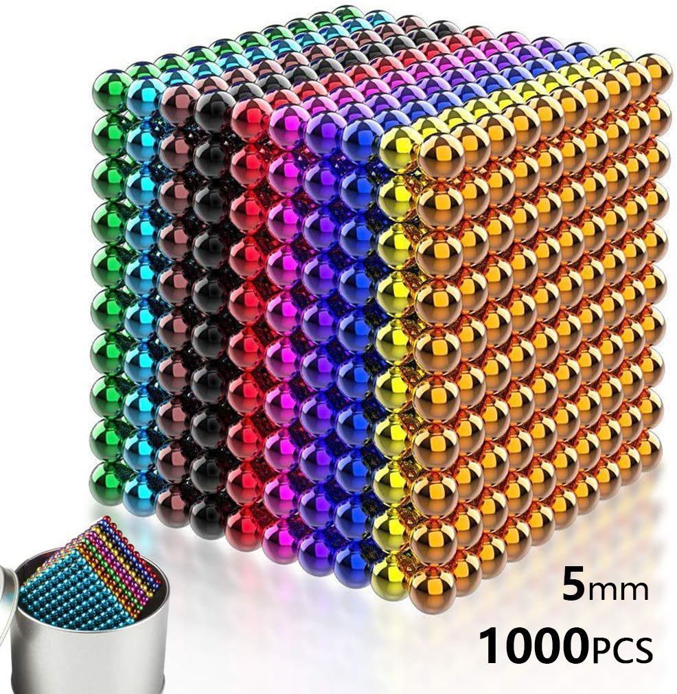 マグネットボール 【1000個セット5mm】10カラー＊100PCS 多彩 強力磁石