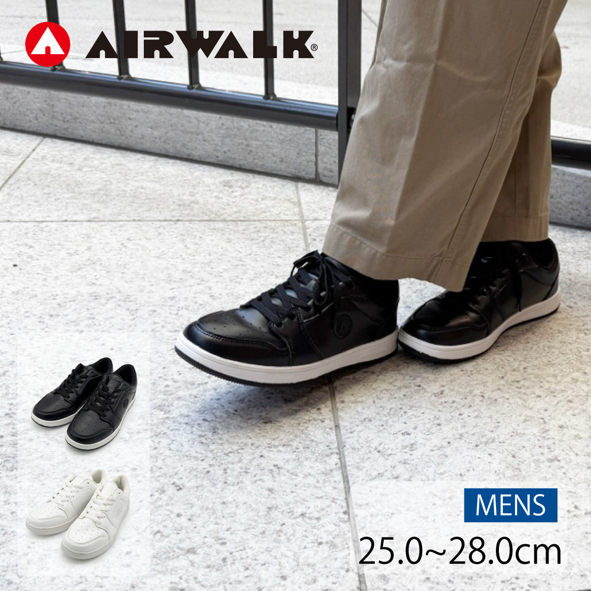 AIRWALK（エアウォーク） スニーカー 靴 メンズ ローカット AWM0378