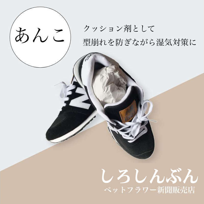スニーカーのあんこ・クッション材にも