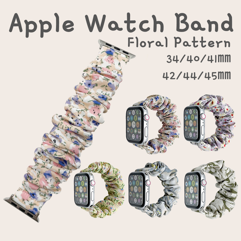 Apple Watch バンド シュシュ series SE 10 9 8 7 ins 40mm 41mm