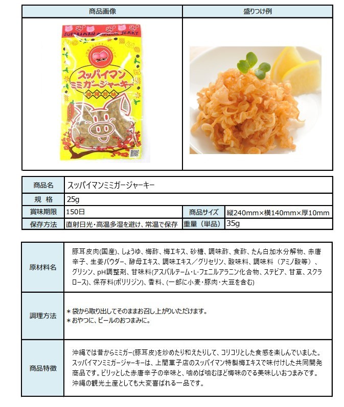 訳あり商品 スッパイマン ミミガージャーキー 25g 25袋 沖縄 人気 定番 土産 おつまみ 珍味 条件付き送料無料 Shipsctc Org