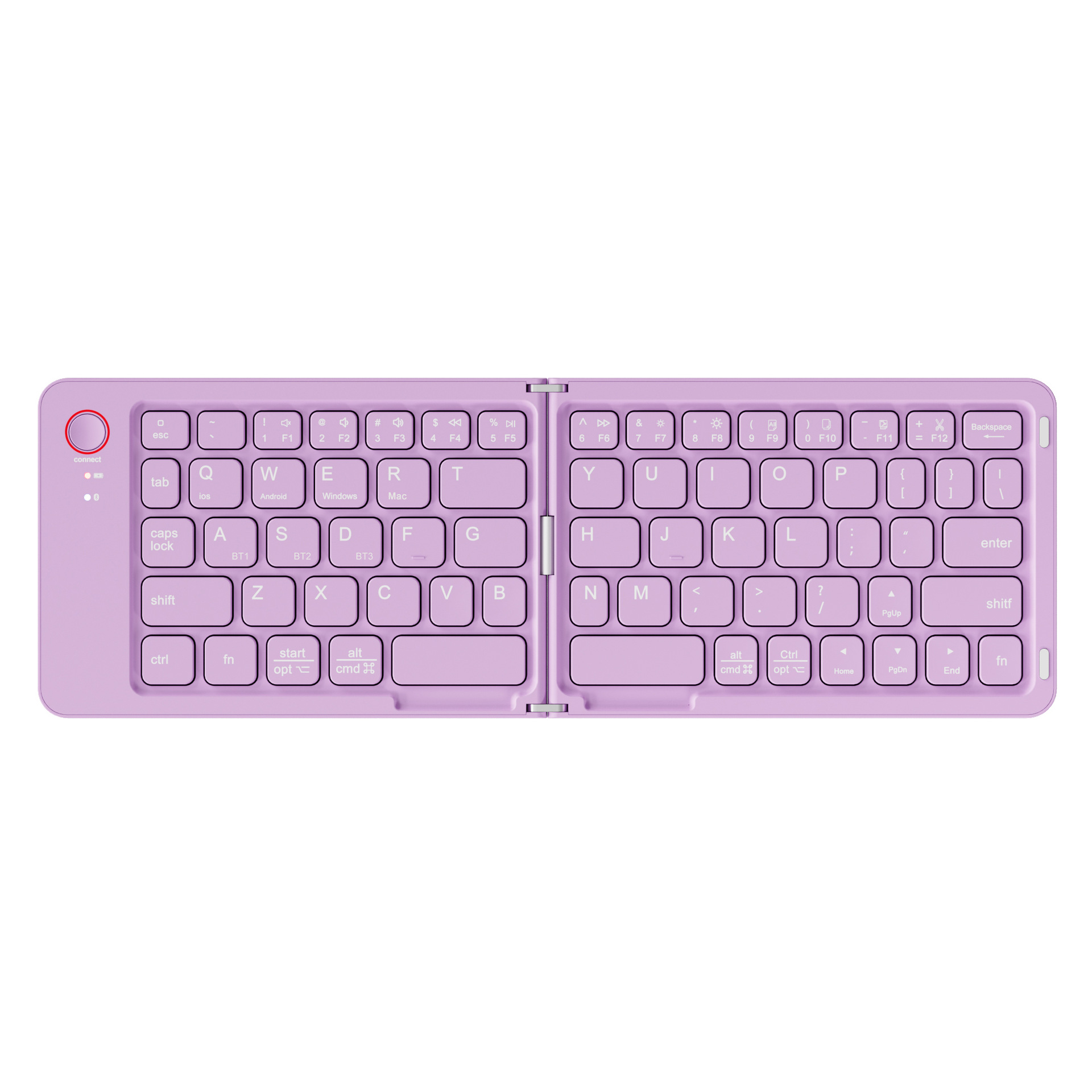 Bluetooth キーボード 折りたたみ 無線 ワイヤレス スタンド付き 充電
