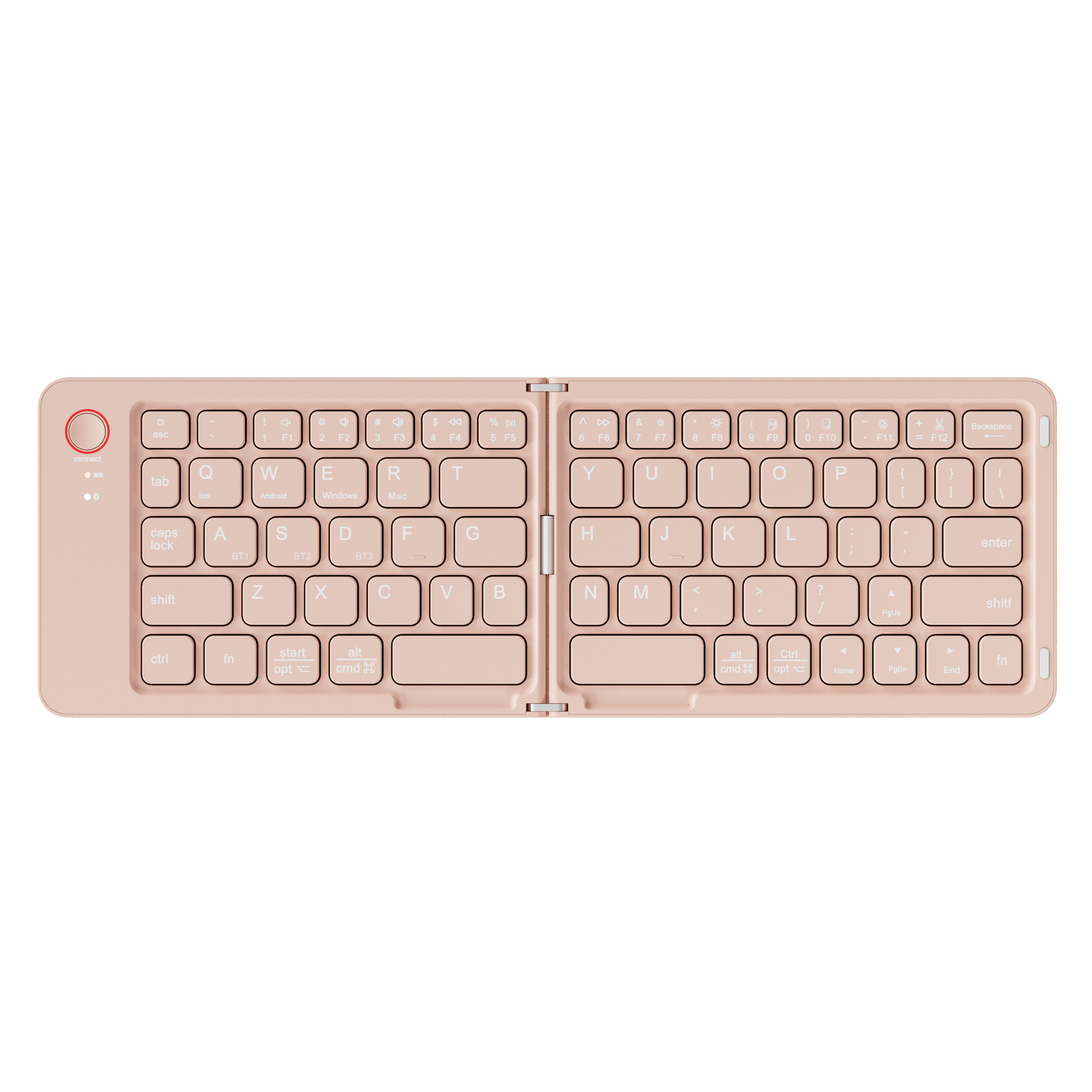 Bluetooth キーボード 折りたたみ 無線 ワイヤレス スタンド付き 充電