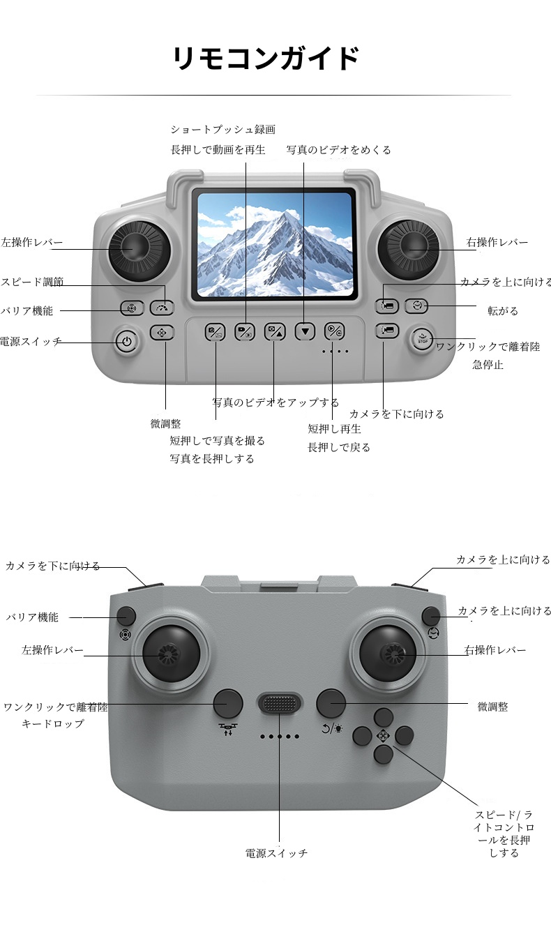 ドローン 全面的な障害回避 スビート調節 高度維持室内 簡単使用
