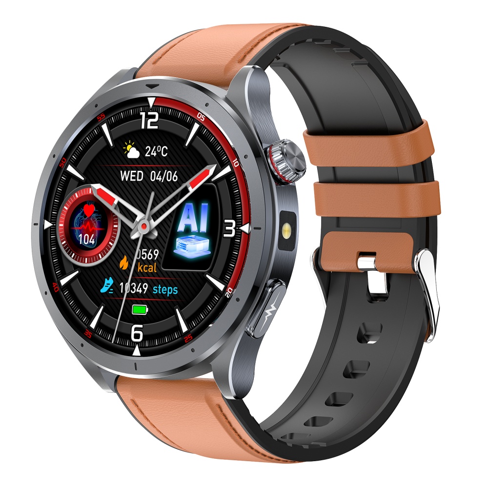 2026最新登場 スマートウォッチ 糖値 血圧測定 ECG心電図 通話機能 体温 血圧 体組成 血液成分分析 音声アシスタント 血中酸素 歩数計 睡眠 iPhone Android爆買の画像
