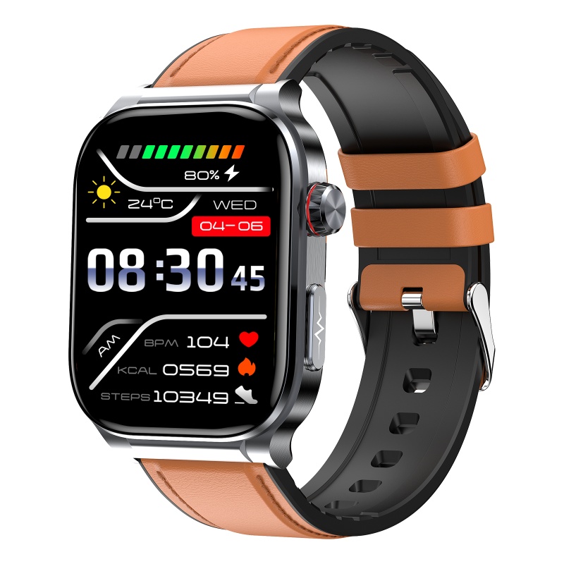 2026新登場! スマートウォッチ 健康管理 ECG心電図 血液成分 マイクロ検診 bluetooth5.3通話 体温心拍数 血中酸素 音楽制御 血圧 気分検測 睡眠監視 爆買の画像