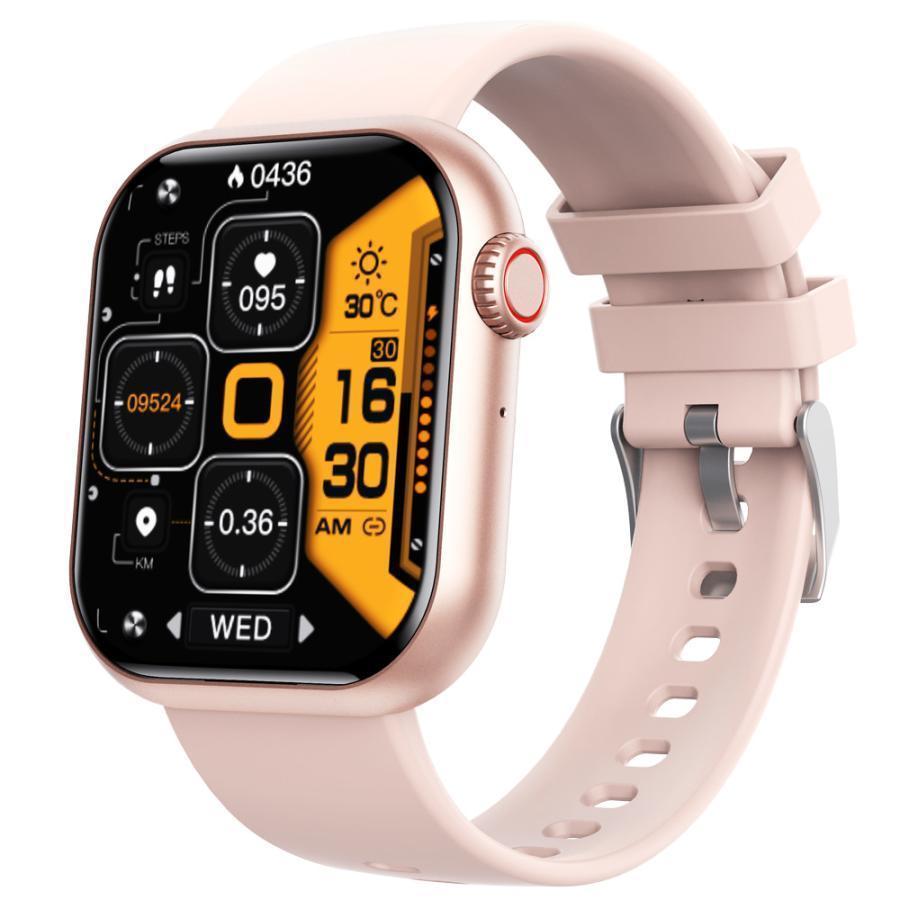スマートウォッチ iPhone/Android対応 通話機能付き 睡眠管理 Smart watch Line 着信通知 音楽再生 スマホを探す 歩数計 ストップウォッチ アラーム爆買の画像