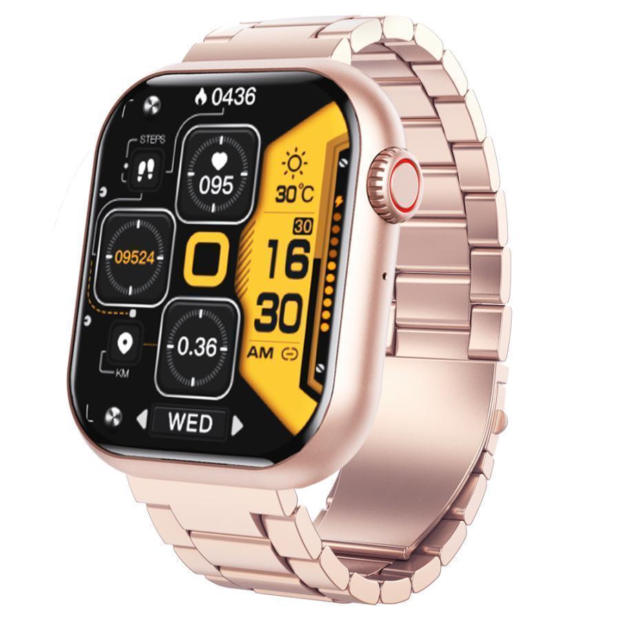 スマートウォッチ iPhone/Android対応 通話機能付き 睡眠管理 Smart watch Line 着信通知 音楽再生 スマホを探す 歩数計 ストップウォッチ アラーム爆買の画像