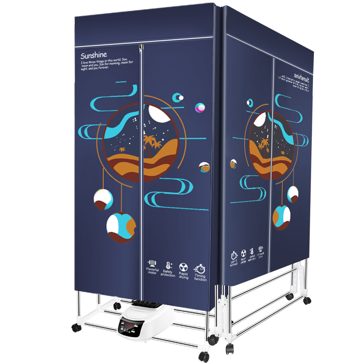 衣類乾燥機 室内電動 加熱式 折り畳み 洗濯 折り畳み式 コン付き 電源