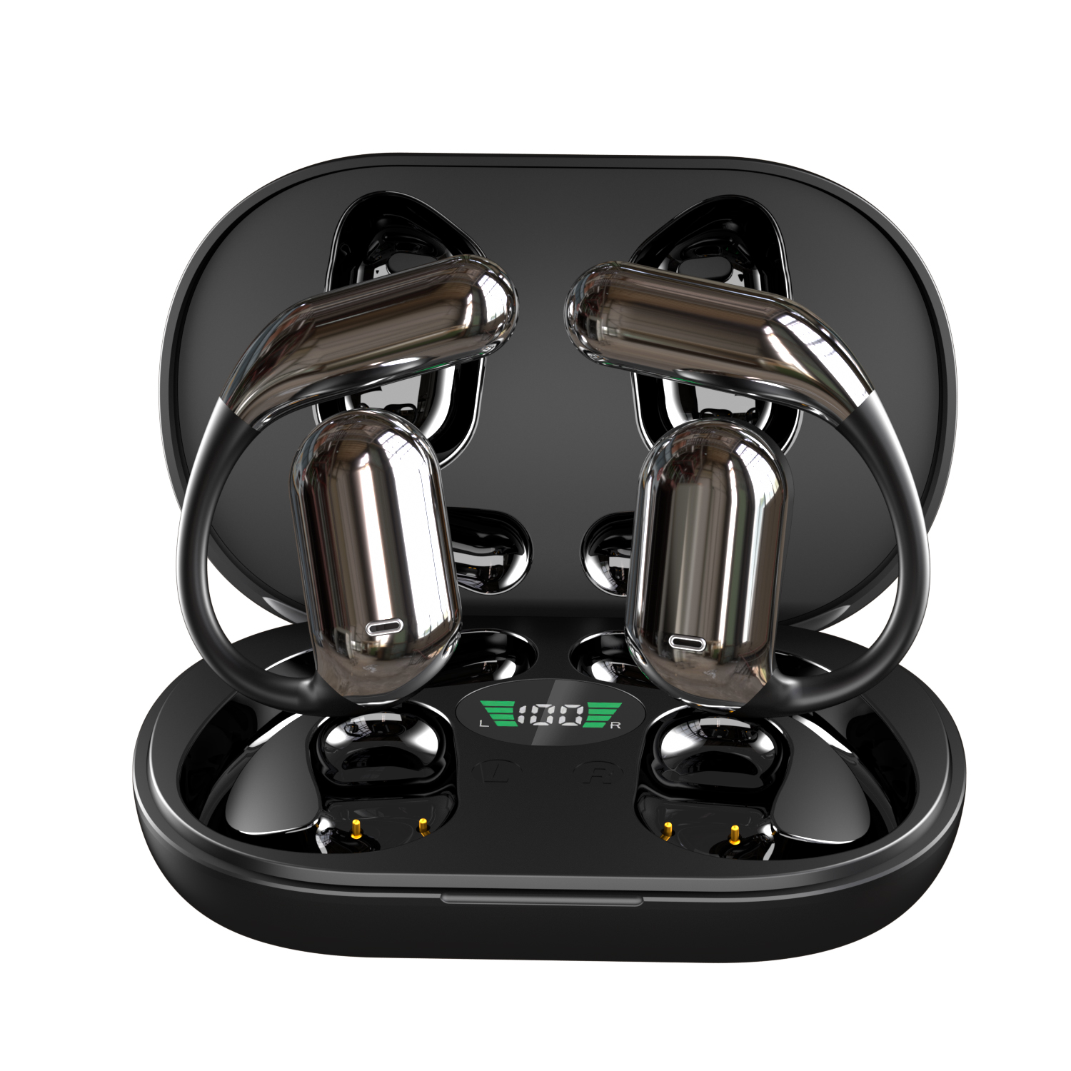 ワイヤレスイヤホン Bluetooth5.4 イヤホン オープンイヤー型 耳を塞が