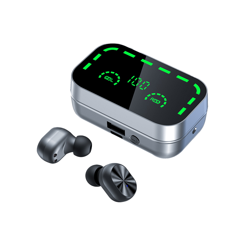 ワイヤレスイヤホン 耳掛け式 Bluetooth5.3 残電表示 ブルートゥース